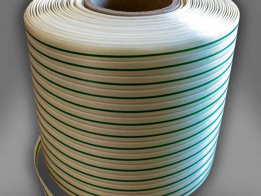 Rolle weißes Kunststoff-Ballenband